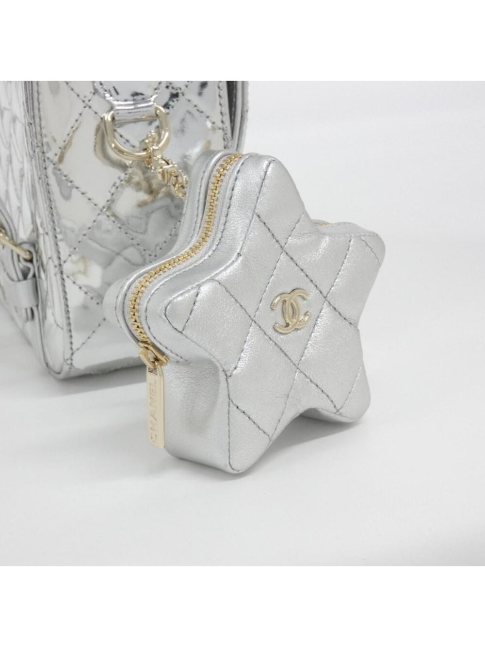 Chanel Backpack Silver - Picture 7 of 9